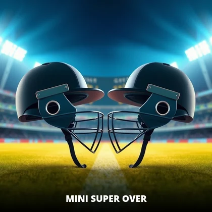Mini Super Over ticking over on a 99Exch match night
