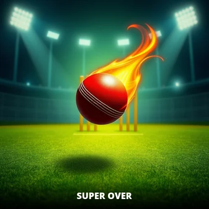 Super Over cricket ticking over on a 99Exch match night